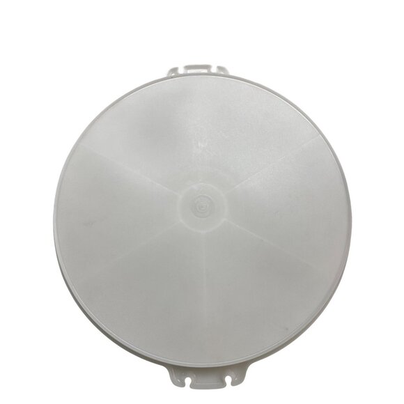 Tupperware Round Serving Center Set With Lid & Dividers - Picture 3 of 6